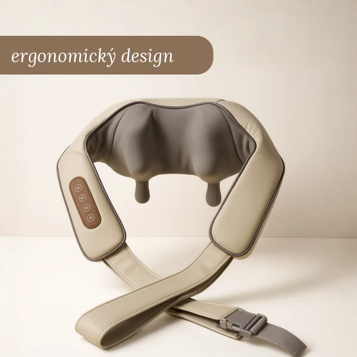 Ulevto – ergonomický tvar kopírující krk a ramena